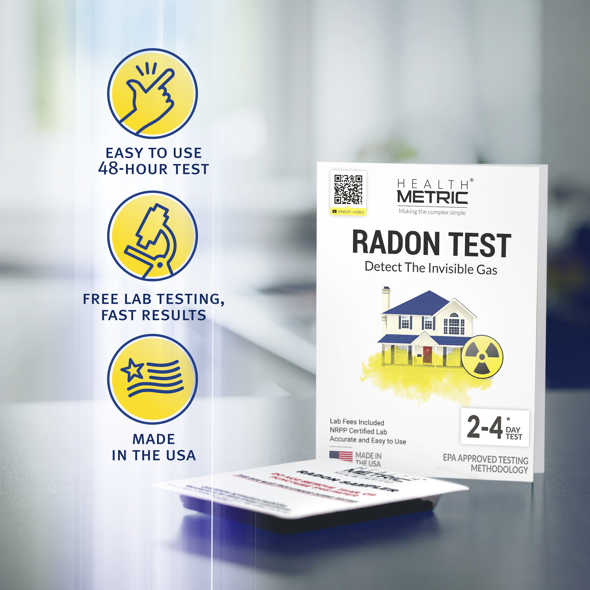 Radon Test Kit for Home