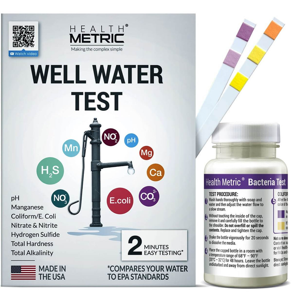 well water test kit health metric