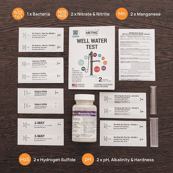 Well Water Test Kit - 8in1 Well Analysis